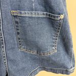 7 For All Mankind Asymmetrical Seam Denim Romper Womens XS Blue Western Bohemian Photo 13