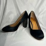 Corso Como  Anya Black Calf Hair Block Heels 8 Photo 3