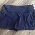 Athleta Women's Dark Blue Skater Skirt Ace tennis Skirt 13.5” Navy XL Photo 2