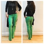 Chic Euro style green wide leg Olivia jeans SALE Size 28 Photo 2