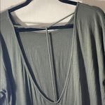 Mittoshop  large tunic dress green criss cross back READ Photo 5