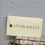Antik Kraft  | Metal Heart Gold & Cream Mosaic Purse w/ Crossbody Photo 1