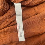 Free People  Bea Mini Dress Rust Brown Boho Smocked Tiered Peasant XS Photo 3