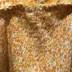 Monteau New Women’s Linen blend Floral Yellow Women's Top Size Large NWT Photo 6