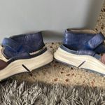 Biónica leather Sandals Velcro straps size 7 Blue Photo 3