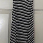 Soprano  Black and White Striped Dress Photo 0