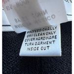 St John Sport Vintage Wool Blend Long Solid Black Knit Skirt Small Photo 6