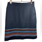 Brooks Brothers ‎ Embroidered Pencil Skirt Size 6 Preppy Mature Old Money Classic Photo 0