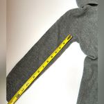 Ellen Tracy  Extra Fine Merino Wool Sweater Womens Sz Small Cowl Neck Buckle Gray Photo 9