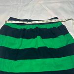 Banana Republic  Black and Green Striped Mini Skirt Photo 4
