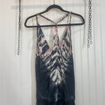 Young Fabulous and Broke Black & Pink Tie Dye Jumpsuit Racerback Tapered Size M Photo 4