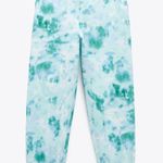 ZARA  Tie Dye Skinny Joggers Pants WHITE/GREEN/BLUE SIZE XS NEW Photo 0