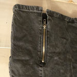 Free People {6}  We The Free Midnight Magic Black Denim Skirt Photo 3