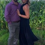 Von Vonni Raven Navy Blue Convertible Tie Wrap Maxi Dress Size M Photo 1