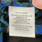 Equipment Femme Silk Blouse Sz XS Blue Houndstooth Long Sleeve Photo 4