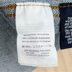 Madewell  Button Front Stretch Denim Straight Mini Skirt in Arroyo Wash, Sz 25 XS Photo 8