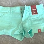 Turquoise Khaki Shorts Blue Size 8 Photo 0