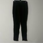 Elie Tahari  Ponte Button Leggings with Button Detail in Deep Olive, Size S, NEW Photo 3