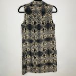 Banana Republic  Snakeskin Shift Dress Sz 2 Cargo Pockets Photo 6