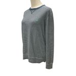 Nautica Women's Striped Long Sleeve Crew Neck Sweater Sz M Navy White Comfort Photo 1