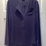 Brunello Cucinelli  Slate Blue Silk Tunic blouse Photo 0