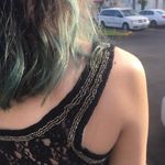 Urban Outfitters  Black Sheer Lace Beaded Blouse Photo 3