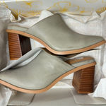 Yellow Box Light Gray Block Heel Mules Marylou by Size 9.5 NEW Photo 9