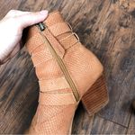 Free People Matisse • Harvey Multi-Strap Boot embossed leather buckle tan western ankle Photo 6