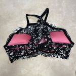 PINK - Victoria's Secret Victoria Secret PINK Lace Bralette Large Padded Racerback High Neck Underwire. Photo 2