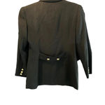 Jones New York  Suit Women's Black Long Sleeve Button Front Pea Coat Size 8 Photo 6