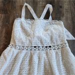 Place Nationale Le Gayan Dress White Eyelet Size 2 US Medium NWT Sleeveless Midi Photo 3