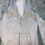 Victoria's Secret Pink/VS Grey Zip Up Hoodie Photo 0