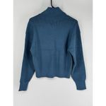 Revolve Stitches & Stripes Eva Half Zip Ribbed Sweater Sweatshirt Size XL Blue Photo 1