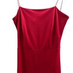 & Other Stories & Other Stories Red Spaghetti Strap Open Back Jumpsuit Photo 4