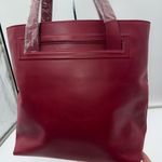 Brooks Brothers  Bryce Red Leather‎ Tote Photo 6