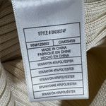 Steve Madden ivory white cap off the shoulder ribbed knit midi dress size XL NWT Photo 8