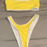 Yellow Strapless Bikini set Size XS Photo 0
