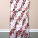 Maurice's  Women’s Floral Print Smocked Ruffle Tank Sleeve Midi Maxi Dress Photo 0