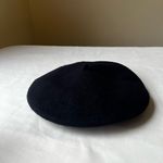 Vintage Wool Beret Hat Black 100% Wool Made in Czech Republic French Style S/M Photo 9