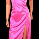 H&M Y2K Milkmaid Babydoll Midi Slip Dress Sz. S Pink Fairy Satin Coquette Dainty Photo 0