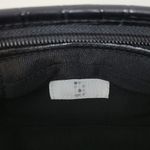 Apt. 9  Womens Shoulder Bag OS Gray Striped Rhinestone Croc Embossed Chain Handle Photo 8