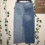 Jessica Simpson  Denim Maxi Skirt Photo 1