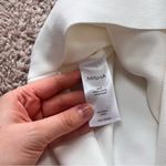 Misha Ida Midi Ruched Dress White Size 8 Photo 11