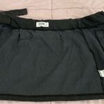 LF Seek The Label black vegan leather Moto biker asymmetrical zip mini skirt S Photo 8