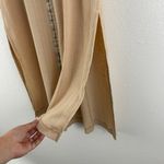 Free People Tan Beige Hook & Eye Drop Needle Rib Venice Sleeveless Tunic Dress Photo 8