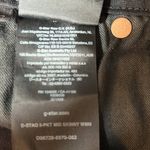 G-Star Raw D-Staq Mid Rise Skinny Super Stretch Jeans Black Size 24 NWT Photo 7