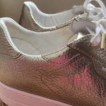 Michael Kors  Keating leather gold metallic sneakers.Sz 10 Photo 8
