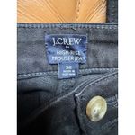 J. Crew Black High Rise Wide Leg Trouser Jeans Women’s Size 32 Photo 4