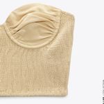 ZARA NWT  Linen Blend Top Photo 6