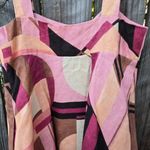 Banana Republic  Kenza Linen Mini Dress / Pink Geo 6 Photo 8
